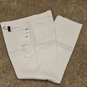 Alfini Men's Linen Strerch White Pants